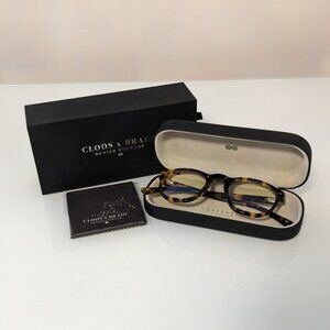 Christopher Cloos x Tom Brady Blue Light Glasses, HERMOSA Ristretto NIB